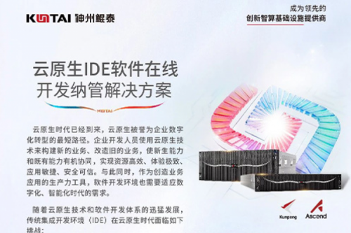 智算方案丨pt电子（中国）云原生IDE软件在线开发纳管解决方案